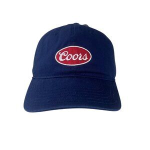 Coors Brewing Banquet Hat Blue New Adjustable Strapback Mad Engine